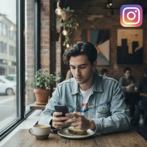 Stunning AI-generated fantasy landscape used as Instagram content with vibrant colors and magical elements